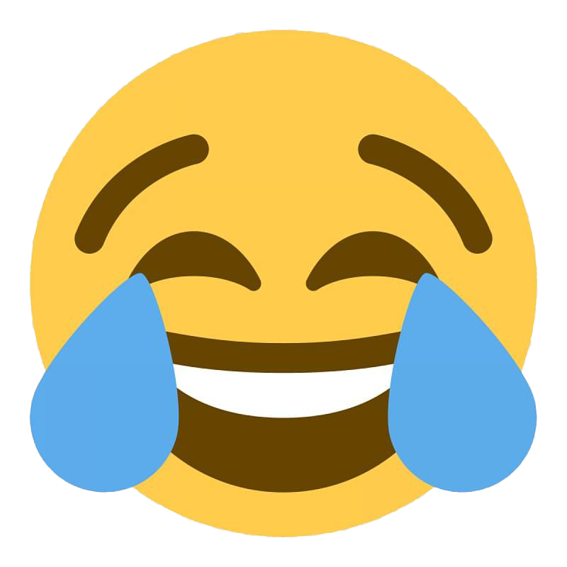 Download PNG image - Crying Laughing Emoji Transparent PNG 