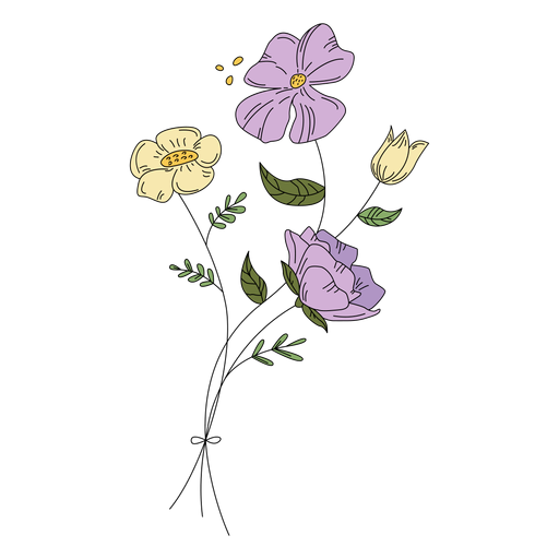 Download PNG image - Flowers For Drawing PNG File 