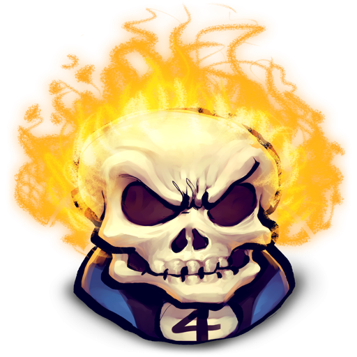 Download PNG image - Ghost Rider Face PNG File 