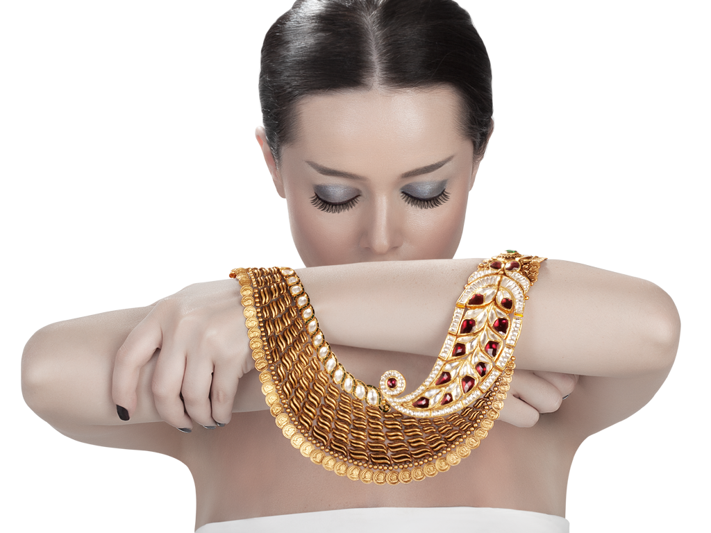 Download PNG image - Jewellery Model Transparent PNG 