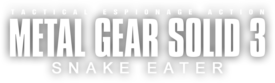 Download PNG image - Metal Gear Solid 3 Snake Eater Logo PNG File 