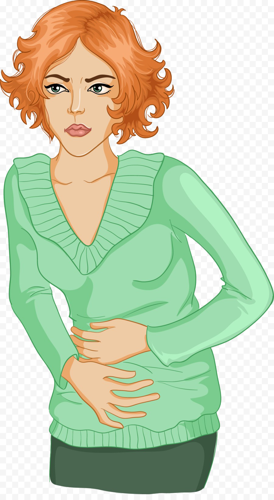Download PNG image - Pain In Stomach Transparent Background 