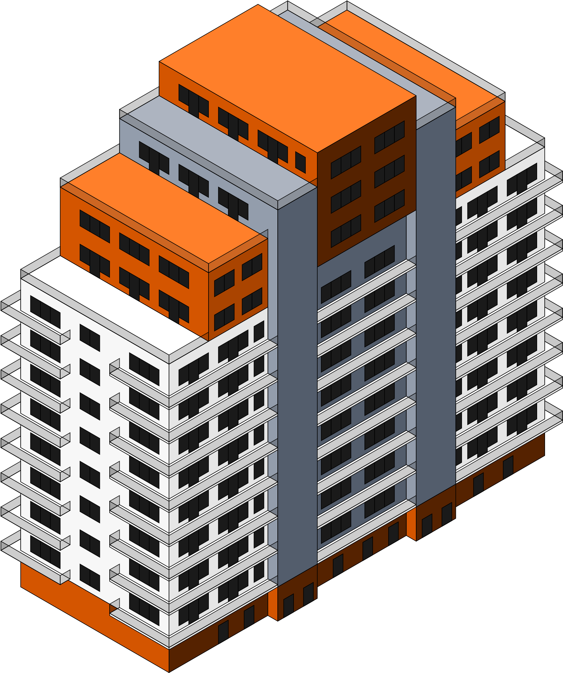 Download PNG image - 3D Building PNG Pic 