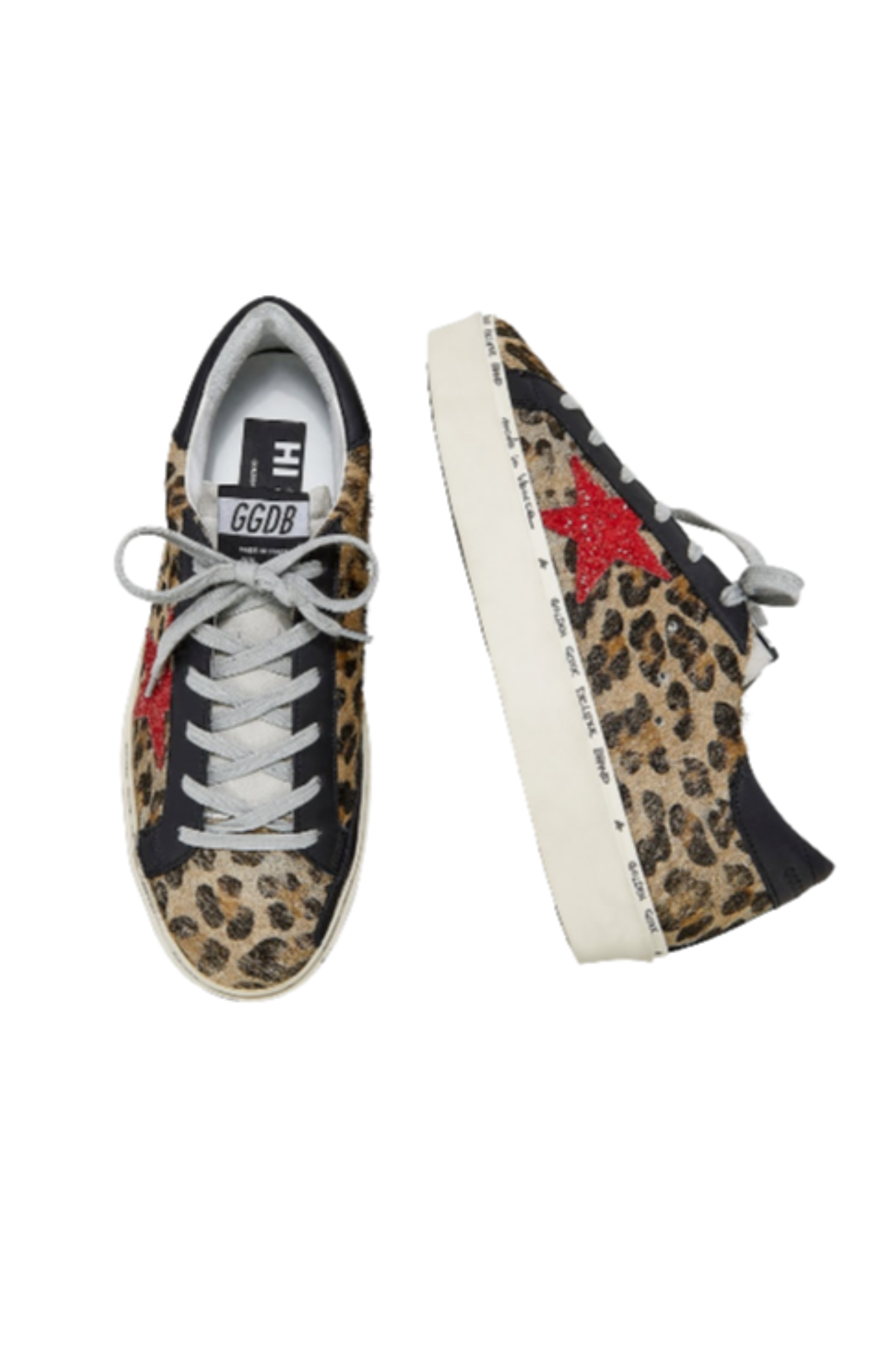 Download PNG image - Animal Print Shoes PNG Isolated Photo 
