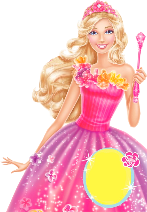 Download PNG image - Barbie Doll Princess Vector PNG 