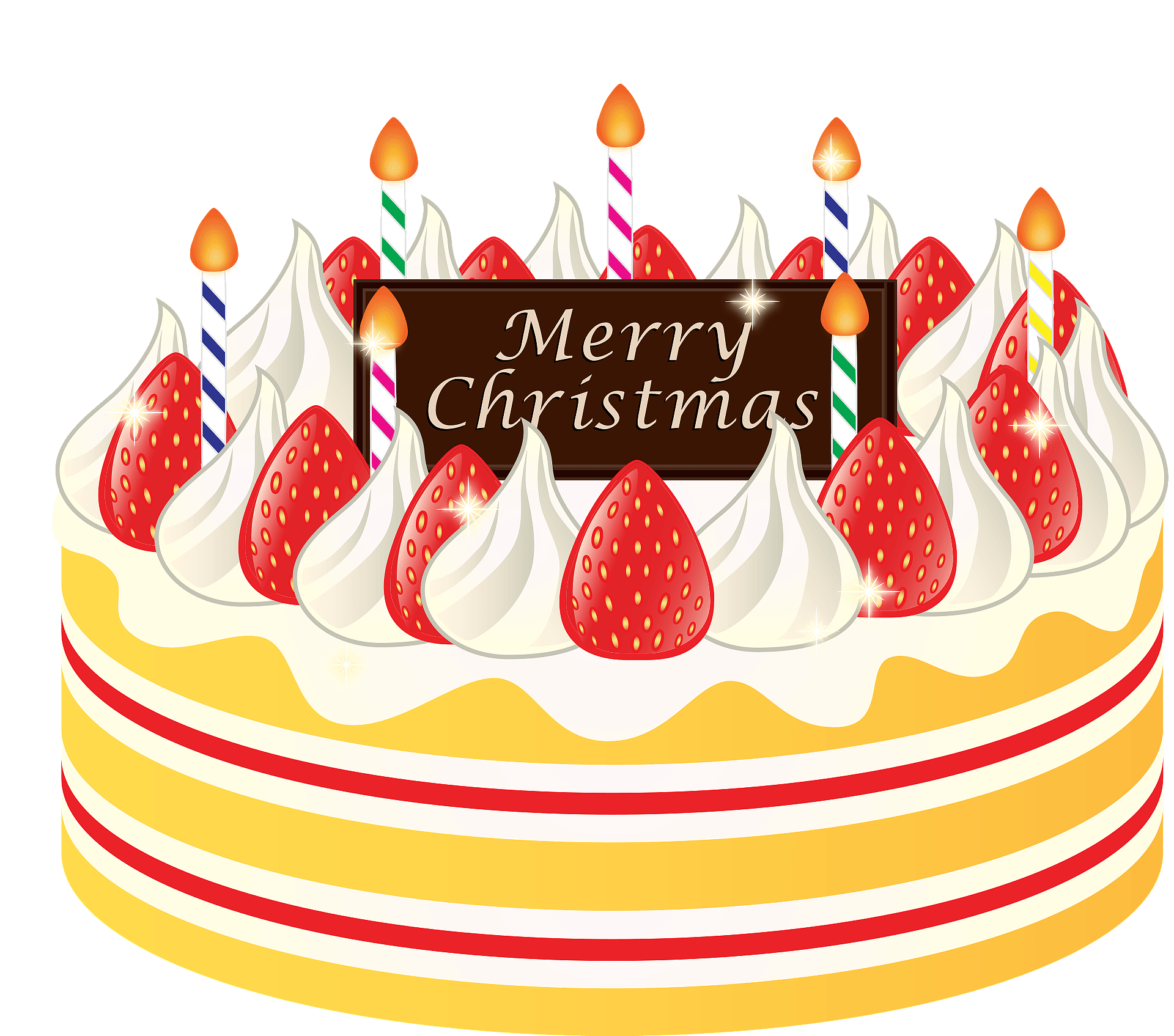 Download PNG image - Christmas Cake PNG Background Image 