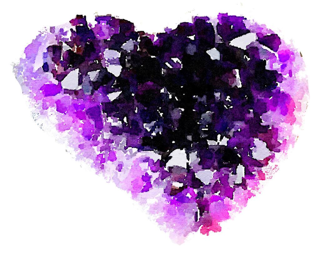 Download PNG image - Crystal Heart Gemstone Transparent PNG 