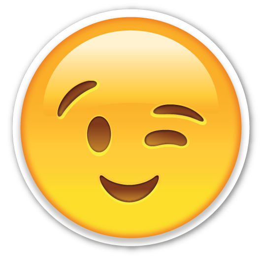 Download PNG image - Emoji Wink Download PNG Image 