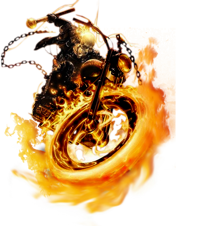 Download PNG image - Ghost Rider Face Transparent PNG 