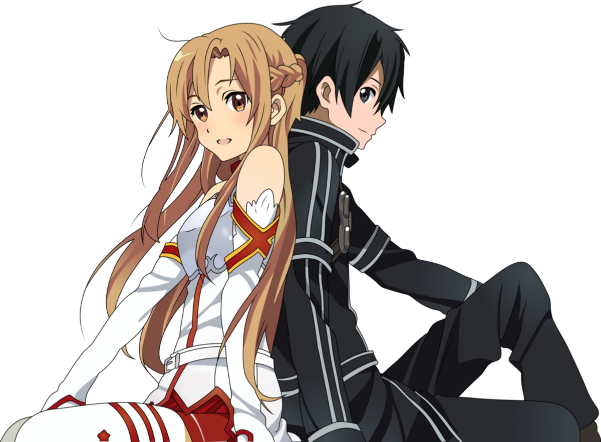 Download PNG image - High School Anime Couple PNG Transparent 