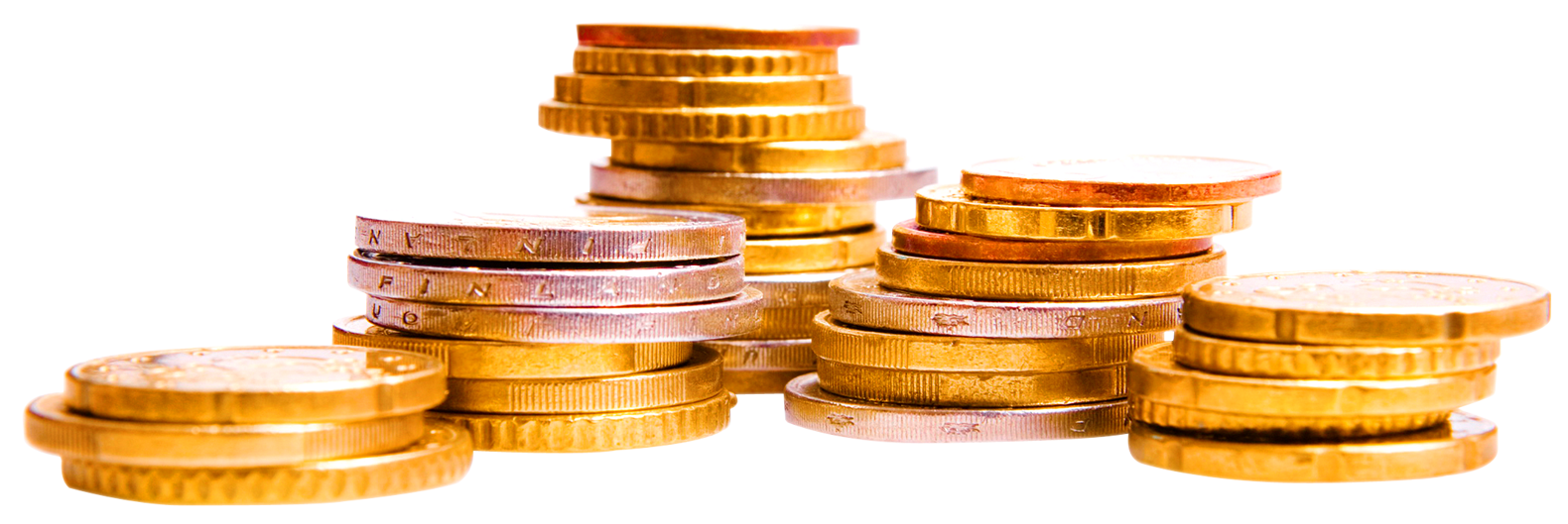 Download PNG image - Money Golden Coins Stack PNG Image 