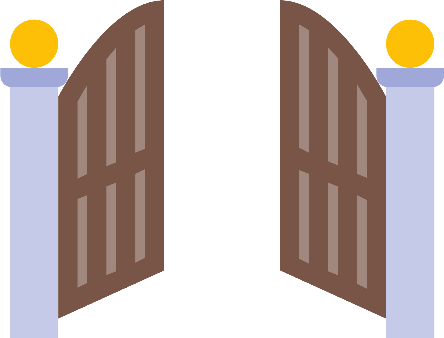 Download PNG image - Open Gate PNG Clipart 