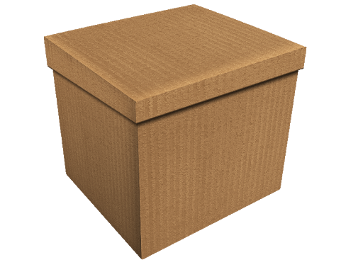 Download PNG image - Packed Cardboard Box Transparent Background 