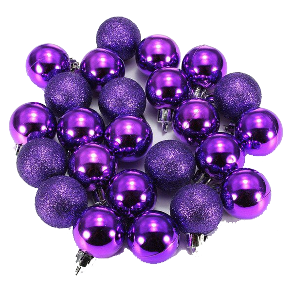 Download PNG image - Purple Christmas Ball Background PNG 