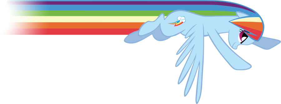 Download PNG image - Rainbow Dash Flying PNG Clipart 