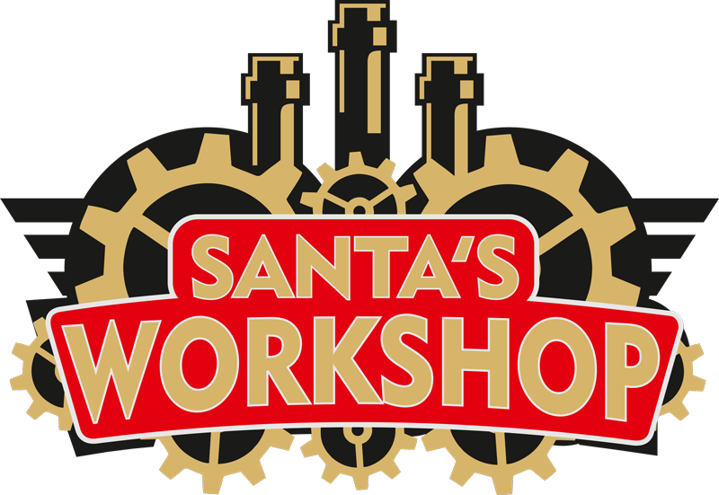 Download PNG image - Santa Workshop Logo PNG File 