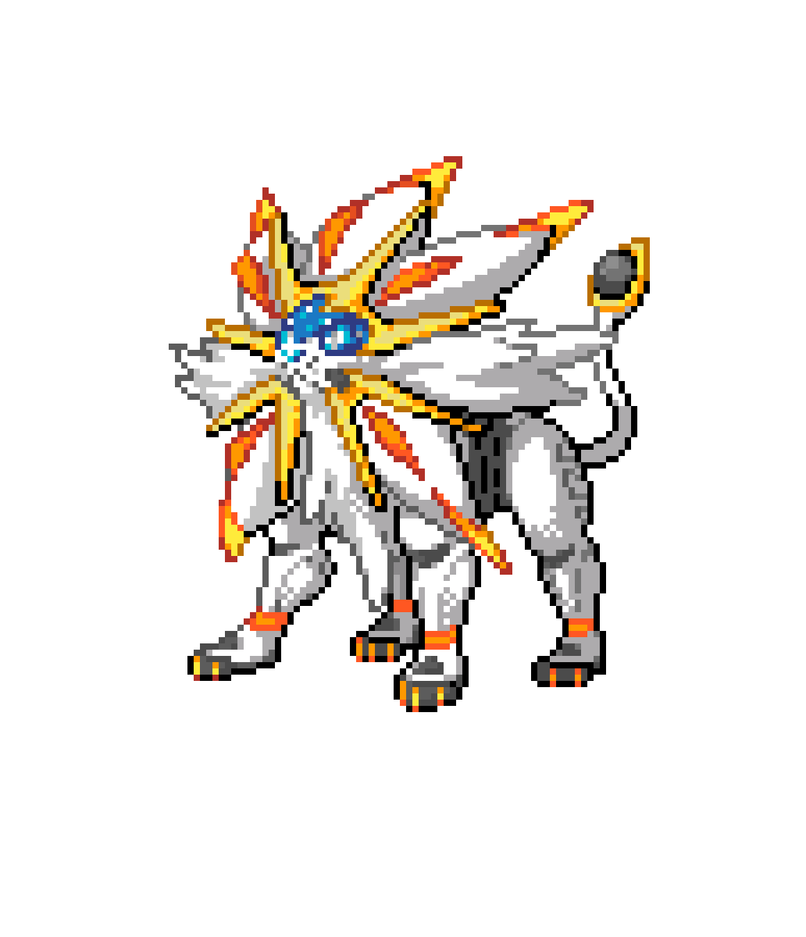 Download PNG image - Solgaleo Pokemon PNG Isolated Pic 