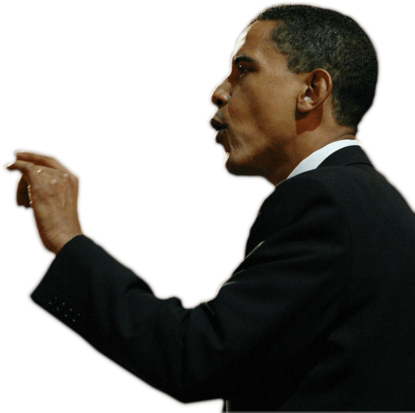Download PNG image - Speech Barack Obama Transparent PNG 