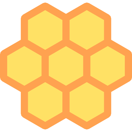 Download PNG image - Vector Honeycomb PNG Photos 