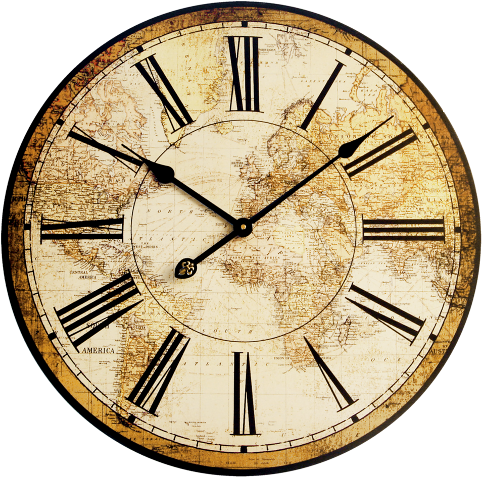 Download PNG image - Antique Clock PNG HD 