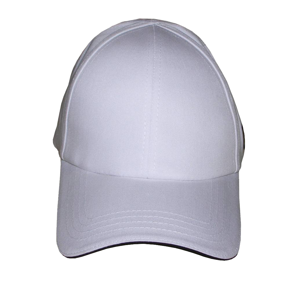 Download PNG image - Baseball White Hat PNG Clipart 