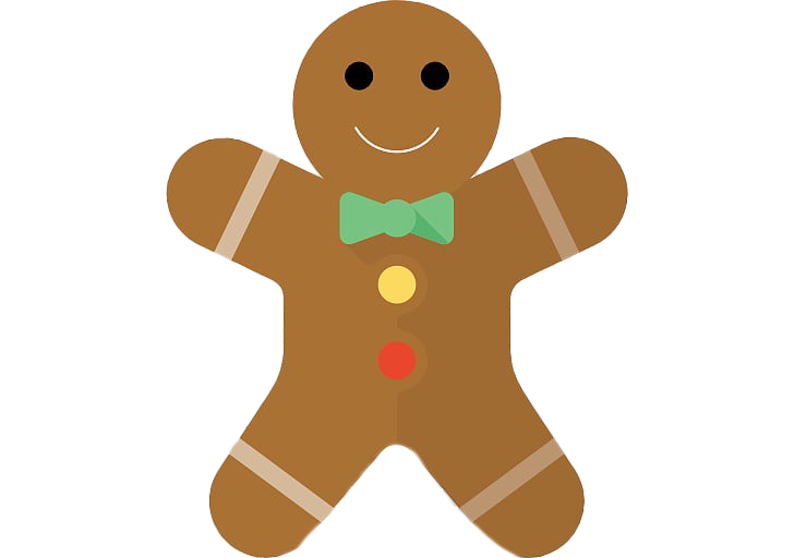 Download PNG image - Christmas Gingerbread Man PNG Image 