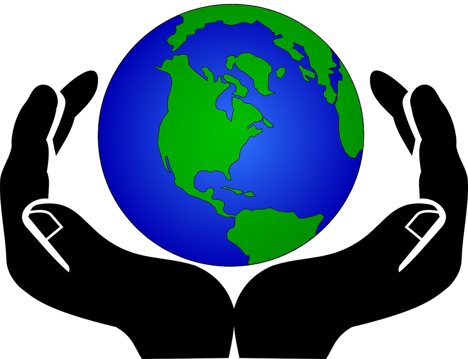 Download PNG image - Earth In Hands Transparent Background 