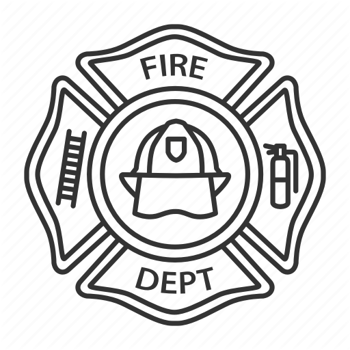 Download PNG image - Firefighter Badge PNG Image 