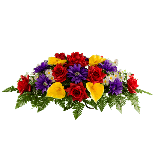 Download PNG image - Funeral Flowers Bunch PNG Image 