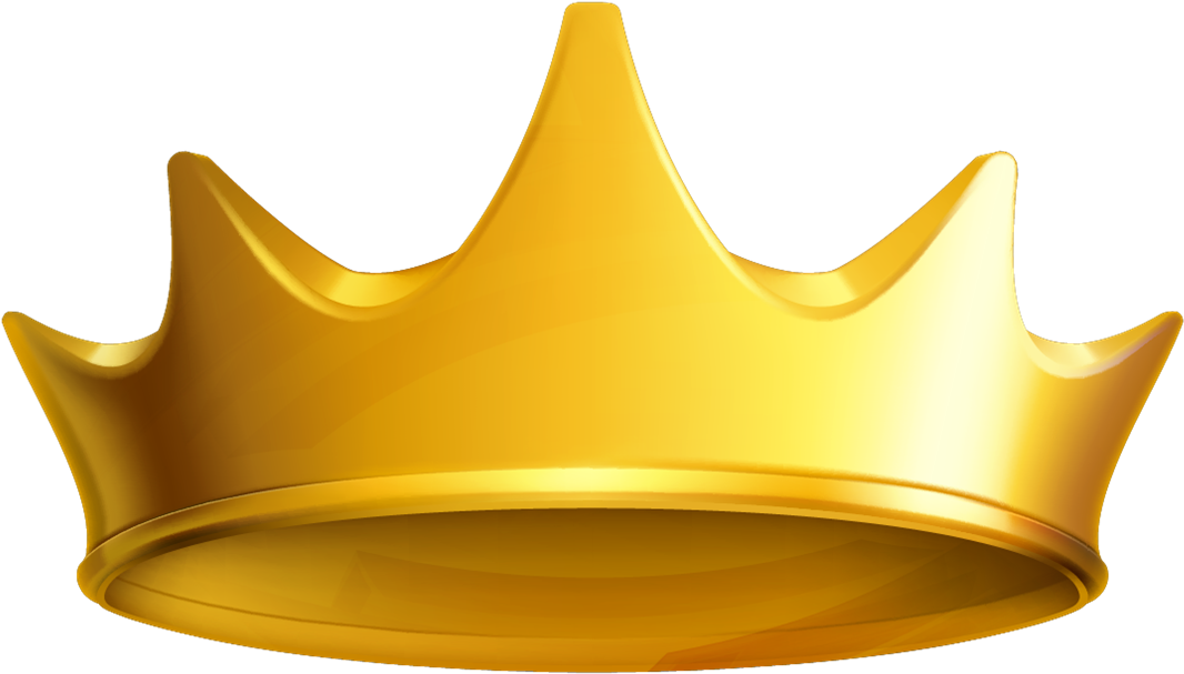 Download PNG image - Golden Crown King PNG Photos 