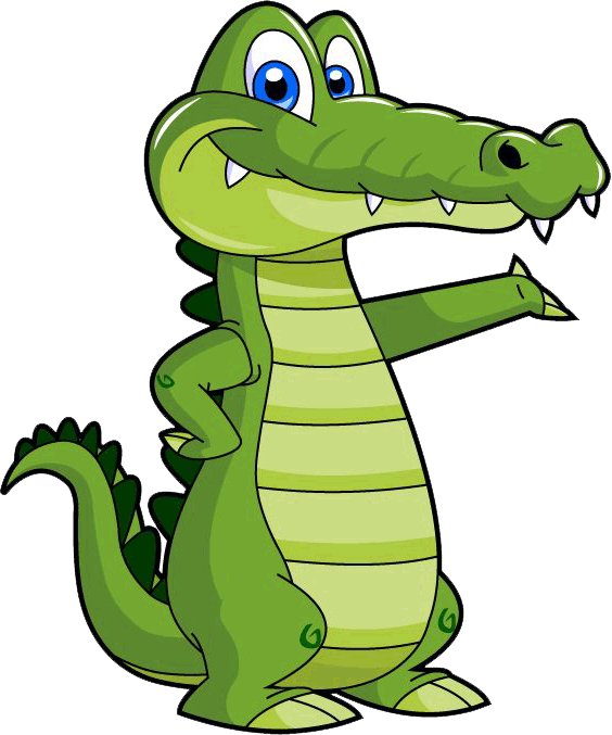 Download PNG image - Green Alligator PNG Pic 