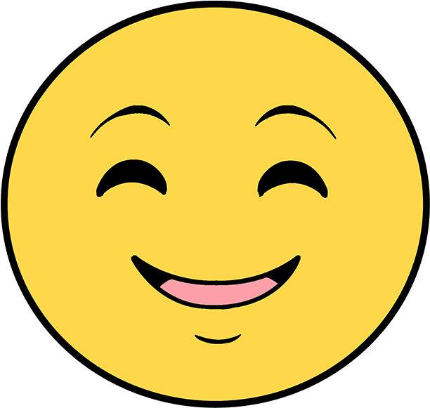 Download PNG image - Happy Face Emoji PNG Image 