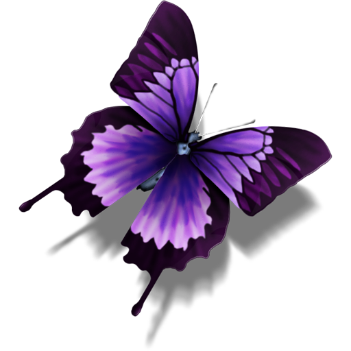 Download PNG image - Purple Butterfly PNG Image 