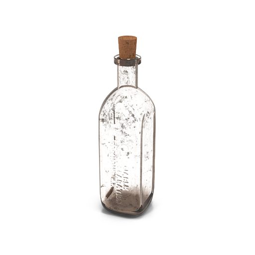 Download PNG image - Translucent Glass Bottle PNG Transparent Image 