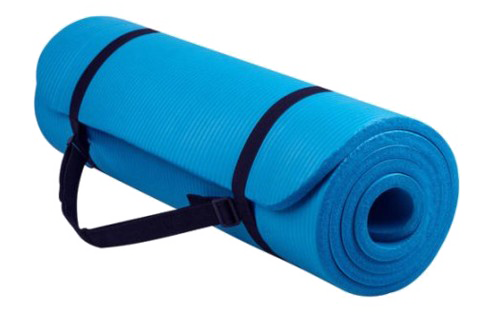 Purple Plain NBR Yoga Mat, Mat Size: 3-10mm at Rs 449/piece in