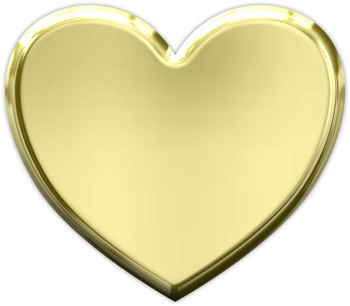 Download PNG image - Abstract Gold Heart PNG Photos 