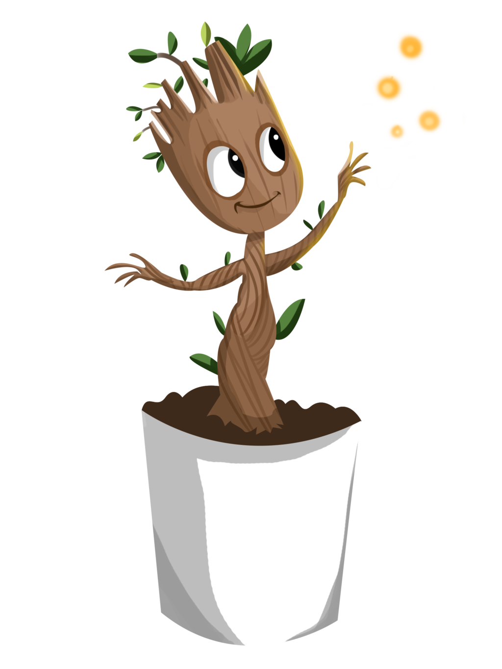 Download PNG image - Baby Groot PNG Clipart 