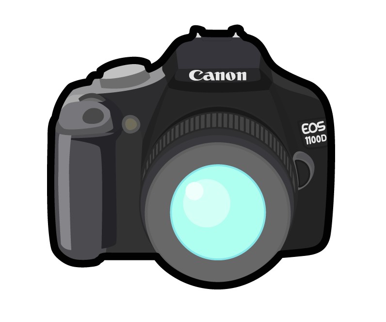 Download PNG image - Canon Camera Cartoon PNG 
