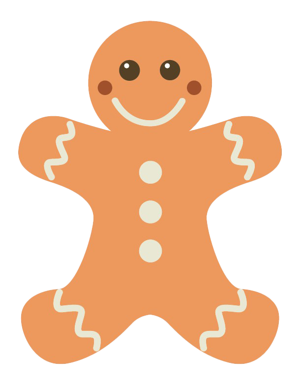 Download PNG image - Christmas Gingerbread Man Transparent PNG 