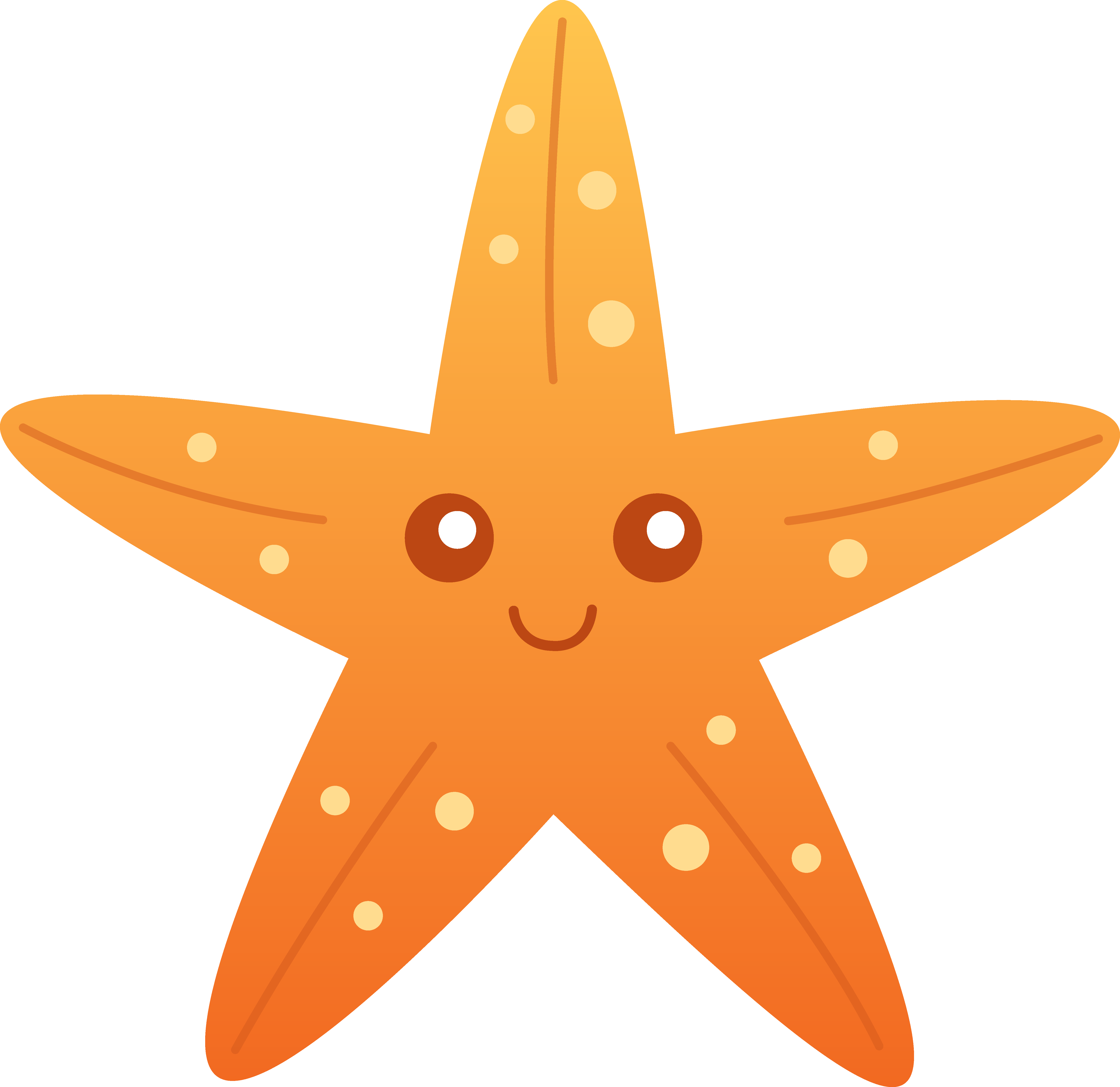 Download PNG image - Cute Starfish PNG Transparent Picture 