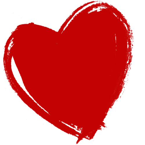 Download PNG image - Dark Red Heart PNG HD 