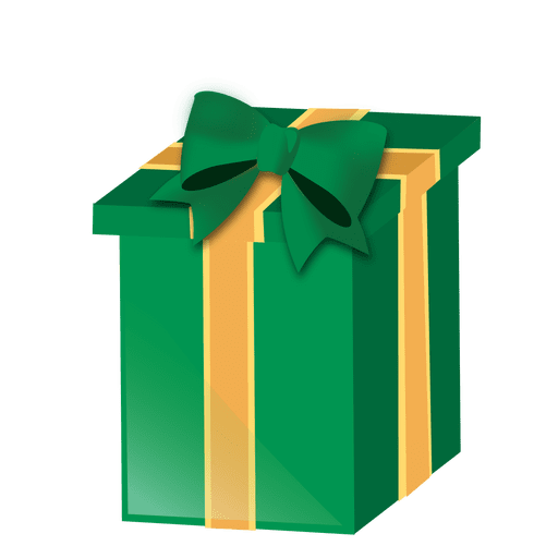 Download PNG image - Green Christmas Gift Background PNG 