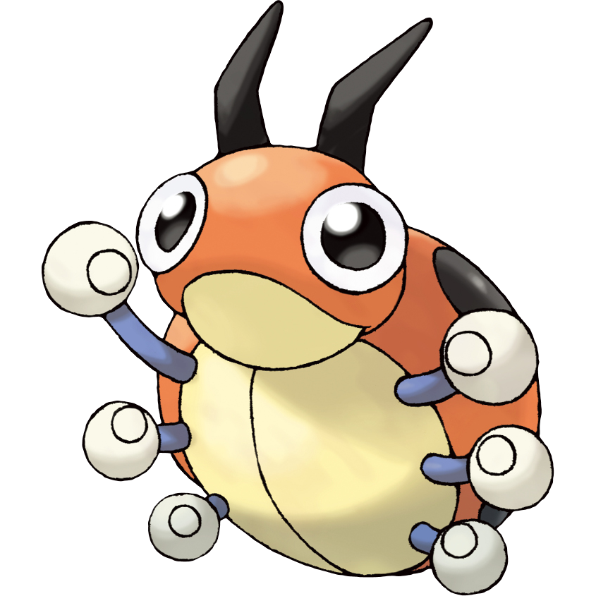 Download PNG image - Ledyba Pokemon PNG Isolated Photos 