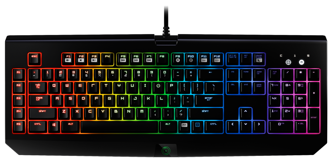 Download PNG image - Neon Gaming Keyboard PNG HD 