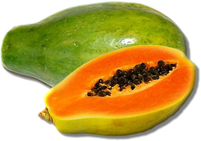 Download PNG image - Organic Half Papaya PNG Image 