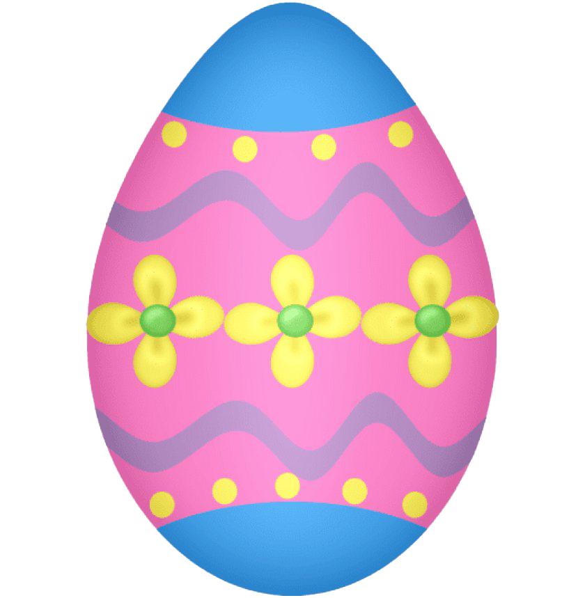 Download PNG image - Pink Easter Egg Transparent Background 