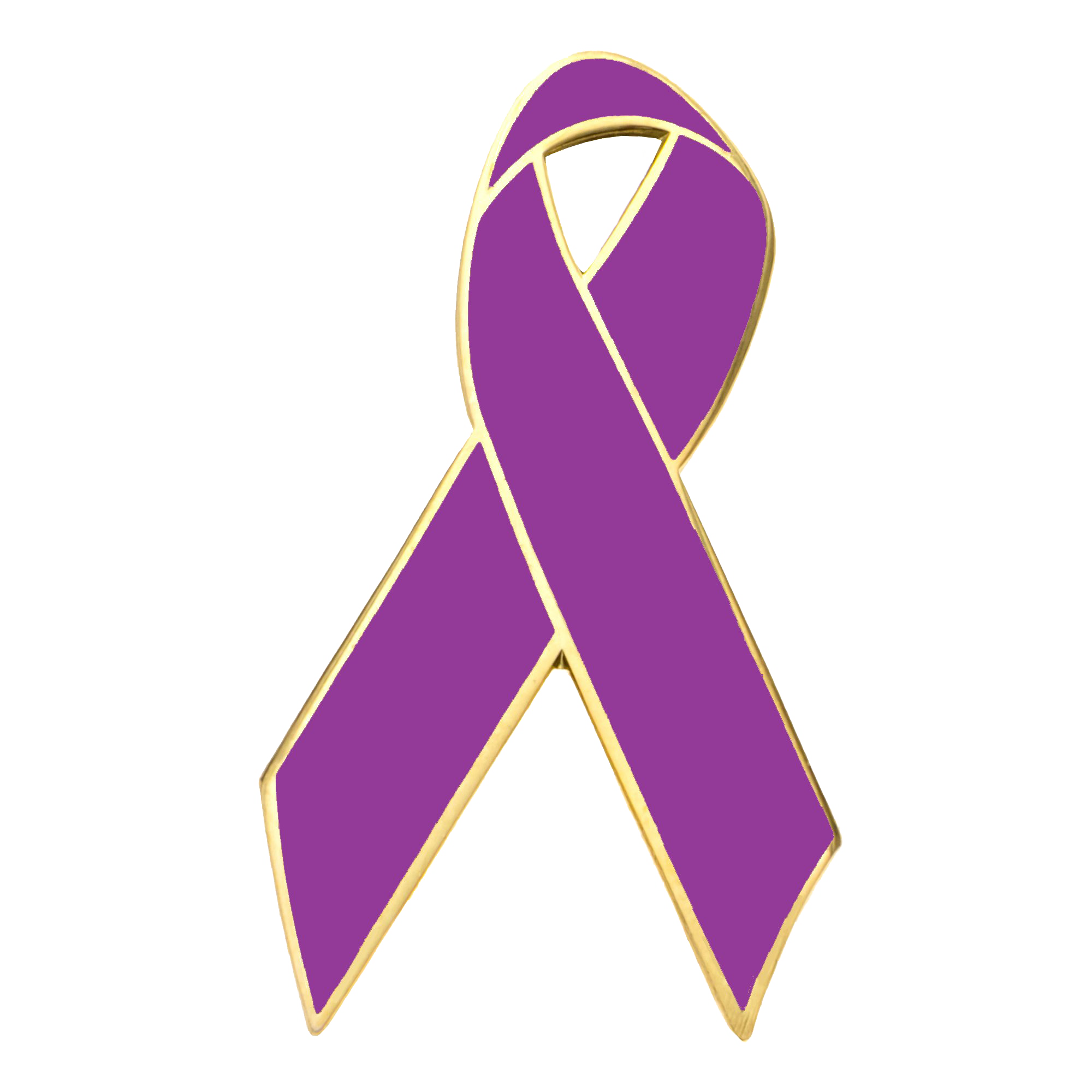 Download PNG image - Purple Awareness Ribbon PNG Transparent Picture 