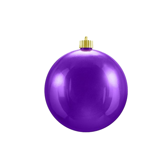 Download PNG image - Purple Christmas Ball PNG Photo 