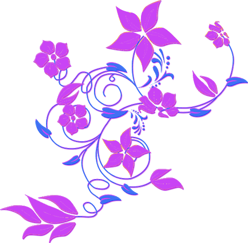 Download PNG image - Purple Flower Vector Art PNG 