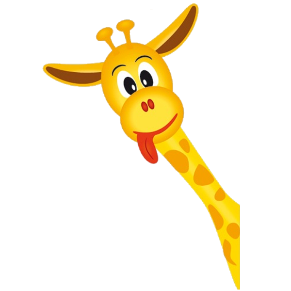 Download PNG image - Vector Giraffe Transparent Background 